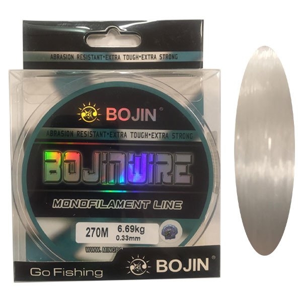 BOJIN%20Uv%20Coated%20Mono%20Spool%20Lıne%200.33%20mm%20270%20m%20Misina