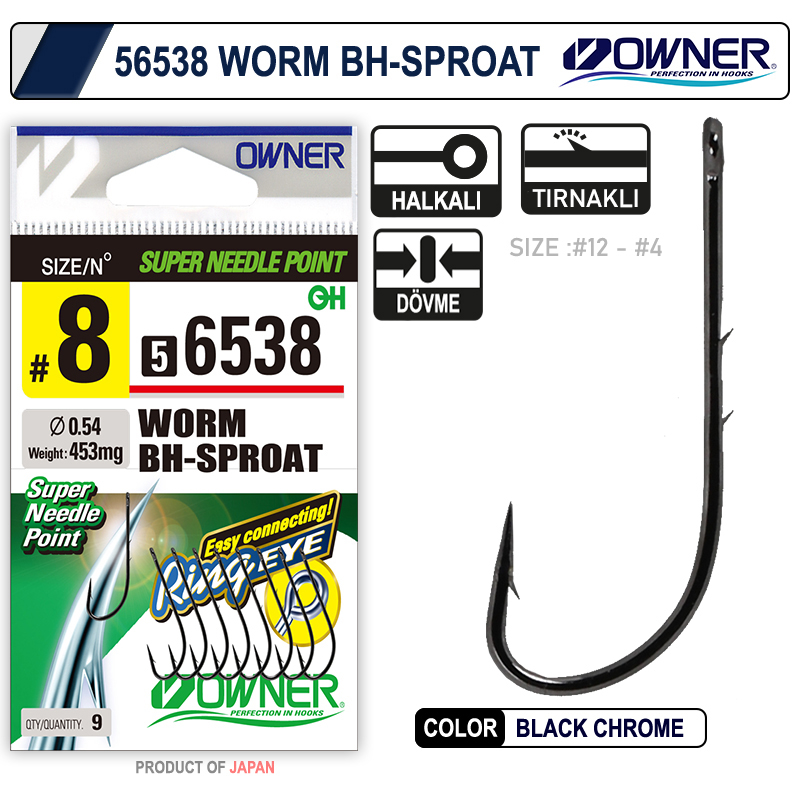 Owner%2056538%20Worm%20Bh-Sproat%20Black%20Chrome%20İğne