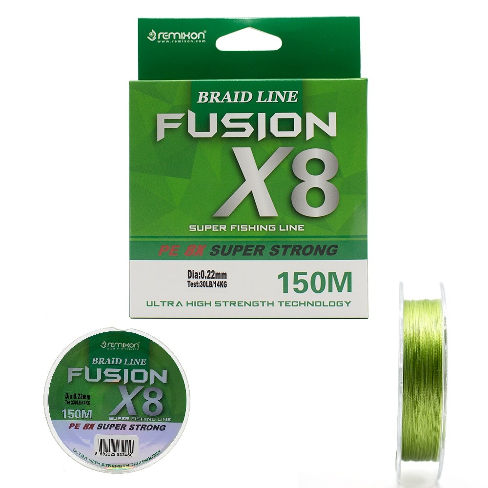 Remixon%20Fusion%20150M%20X8%20Green%20İp%20Misina%200,18%20mm