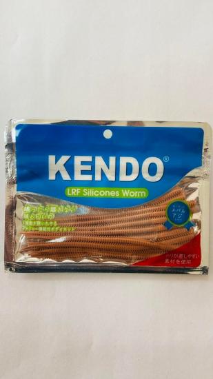 Kendo-LRF Silikonu Worm (Slim-Kokulu) KAHVERengi