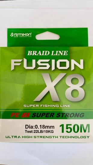 REMIXON FUSION 150M 0,18MM X8 GREEN İP MİSİNA