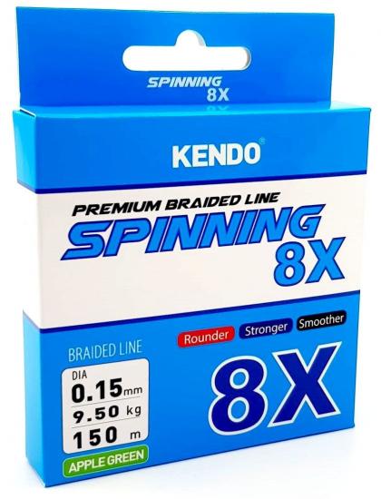 Kendo Spınnıng 8X Fıghtıng 150 mt 0,15 mm Chartruse