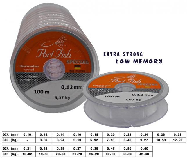 Portfish Special Fluoro Carbon Coated 100 mt Devamlı 0,31